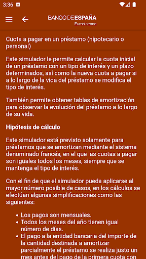 Simulators. Banco de España